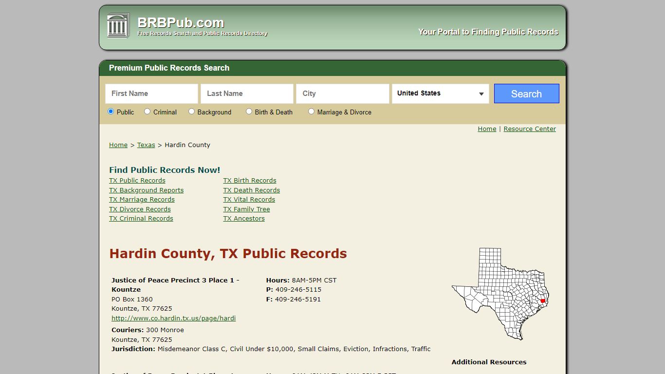 Hardin County Public Records | Search Texas Government Databases